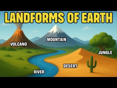 Landforms of Earth 🌍 | How Nature Shapes Our Planet | Animated Geography Video