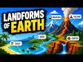 Landforms Of Earth Explained How Nature Shapes Our Planet Animation