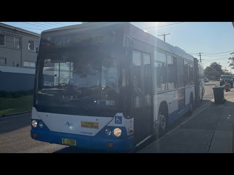 Keolis Downer Brookvale m/o 1700 Volvo B12BLEA Euro 3 Custom Coaches CB60 Bendy Bus Ride