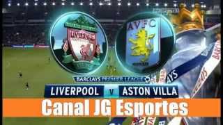 preview picture of video 'Liverpool 00 x 01 Aston Villa AO VIVO Campeonato Inglês 4º Rodada (13-09-2014) [CanalJGOficial]'