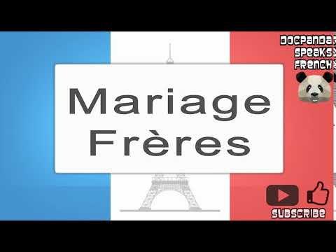 Mariage Frères - How To Pronounce - French Native Speaker