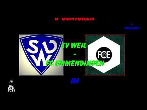 Relegation, SV Weil B1 -  FC Emmendingen B1 '18.06.23' 1. Halbzeit