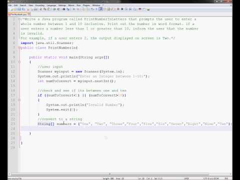 Ca Exercise 1 Java Tutorials Arrays Strings Scanner Integer