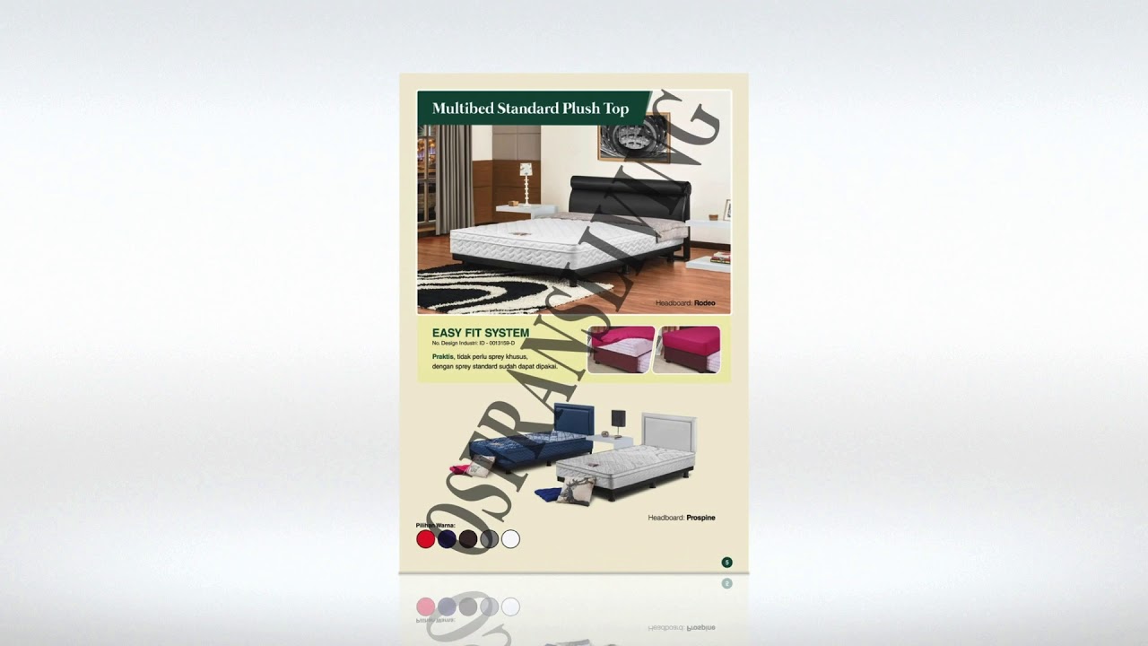 OSFRANSLIVING GUHDO 2 IN 1 STANDARD PLUSH TOP HARGA PABRIK