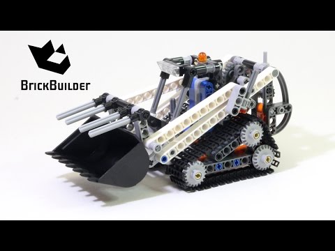 Vidéo LEGO Technic 42032 : La chargeuse compacte sur chenilles