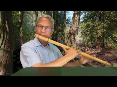 on Indian bamboo flute…