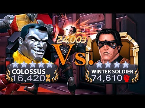 5/65 Colossus [Beta] Rank Up Vs. Rol Winter Soldier | Marvel: Contest of Champions