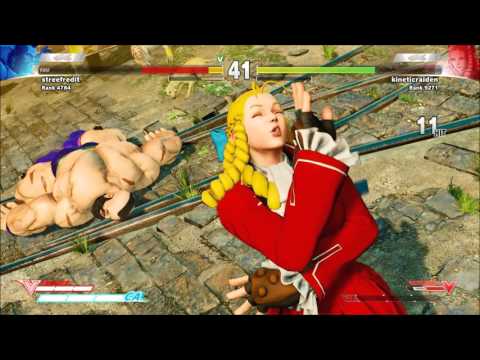 Street Fighter V (Beta 3) Zangief vs Karin (kineticraiden) *1080p 60FPS*