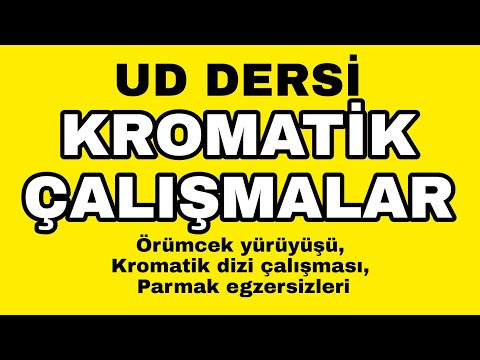 CHROMATIC STUDIES | SPIDER WALK - CHROMATIC SEQUENCE - FINGER EXERCISES | UD LESSON 104