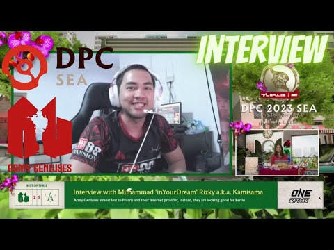 INTERVIEW WITH INYOURDREAM A.K.A KAMISAMA ARMY GENIUSES - DPC SEA 2023 Tour 2: Division I