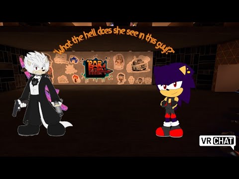 Razzle meets Crisis at his bar.  What the hell does she see in this guy?