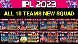 IPL 2023 - All Teams Squad |  IPL 2023 All 10 Teams Players List|CSK,RCB,MI,KKR,LSG,GT,RR,KKR,DC,SRH