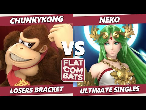 Flat Combats 4 Losers Bracket - ChunkyKong (Donkey Kong) Vs. Neko (Palutena) SSBU Smash Ultimate