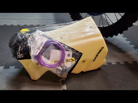 Acerbis 3.2 gallon fuel tank yz250 2 stroke build update!