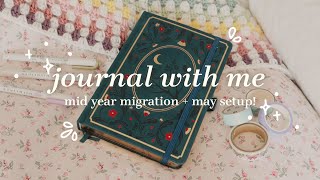 starting a new journal! 🌿🧚‍♀️ 2025 mid year migration setup & may plan with me