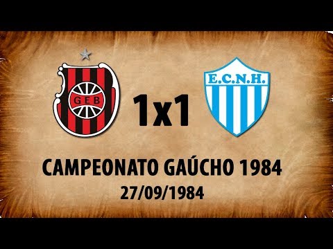 G.E.Brasil 1x1 Novo Hamburgo - Campeonato Gaúcho 1984