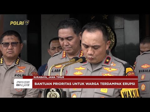 PRESISI UPDATE : POLDA JATIM BANTU KORBAN ERUPSI SEMERU 22/11/2025 (15.00)