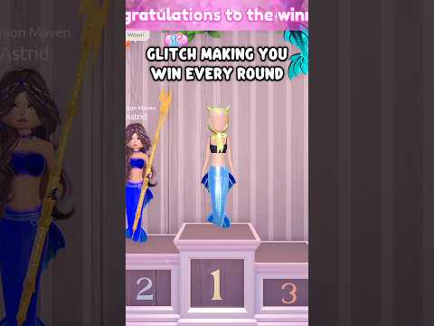 DRESS TO IMPRESS GLITCH MAKE YOU WIN EVERY ROUND!! #roblox #dresstoimpress #dti