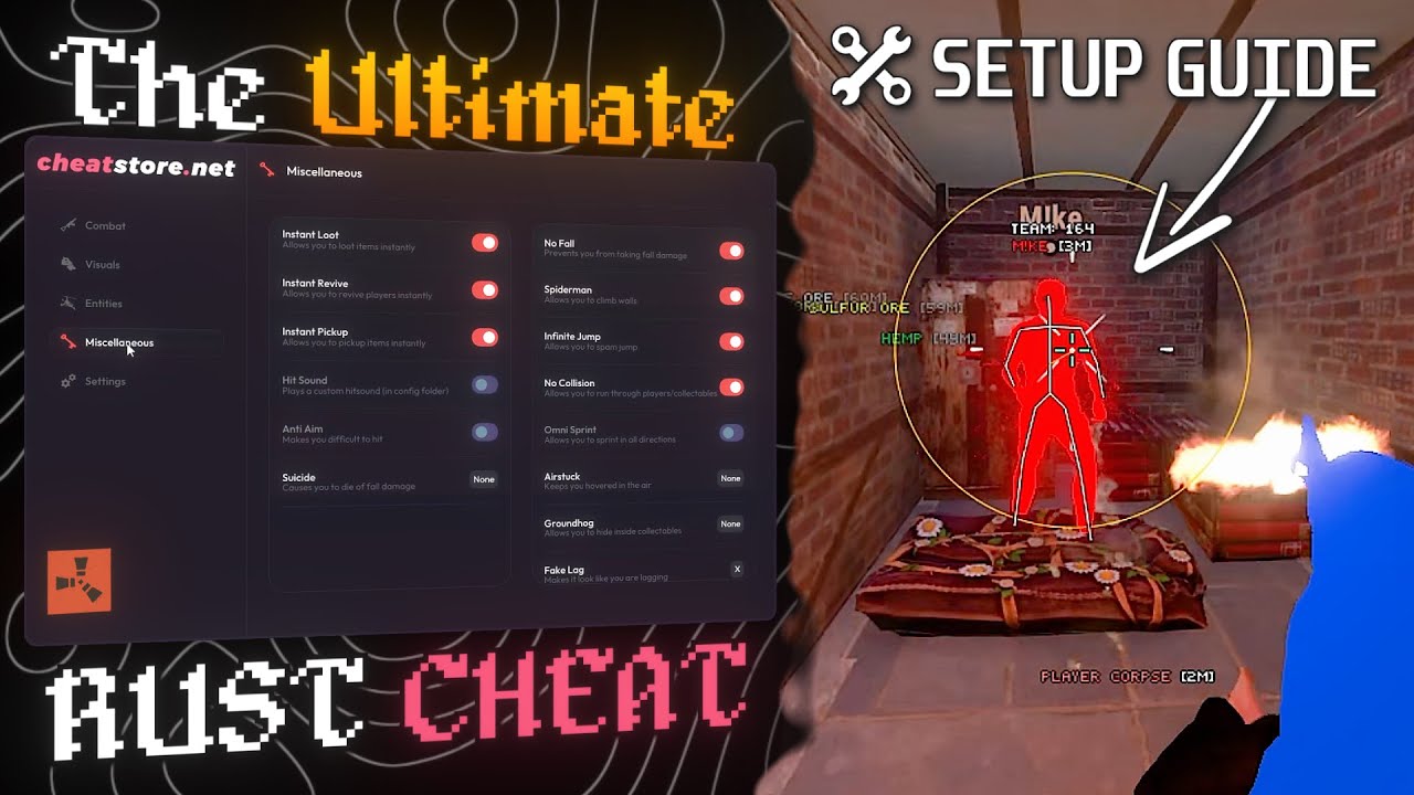 Ultimate Rust Cheat Setup Guide - Aimbot, ESP / Wallhack, Exploits
