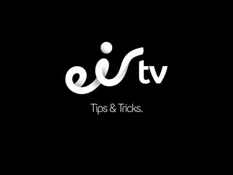 eir TV | Turning the TV on and off.