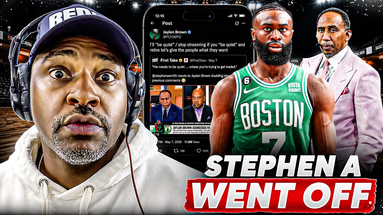 Stephen A. Smith DESTROYS Jalen Brown for CELEBRATING his 1st Round EXIT Season 😳 “LOSER MENTALITY!”