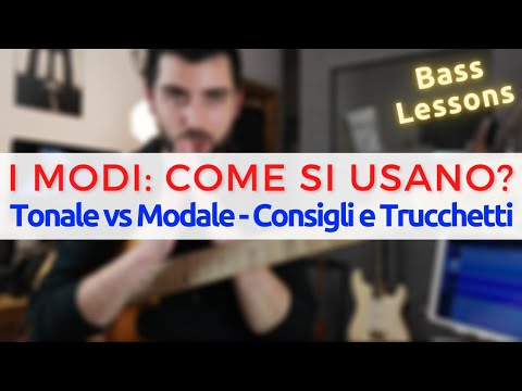 COME USARE LE SCALE MODALI SUL BASSO ELETTRICO | Lezioni di Basso con Luca Macchioni