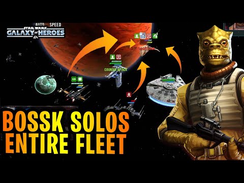 BOSSK BECOMES A CAPITAL SHIP - TOP 10 BIGGEST SWGOH ACCOUNT - I LOVE 3V3 GRAND ARENA