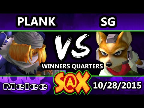 S@X 121 - Plank (Sheik) Vs. SG (Fox) SSBM Winners Quarters - Smash Melee