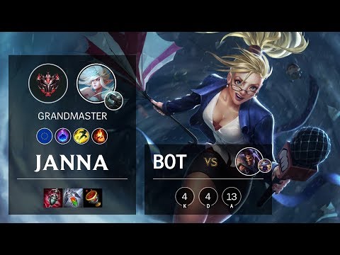 Janna Bot vs Draven - EUW Grandmaster Patch 10.4