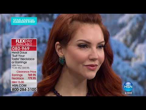 HSN | Heidi Daus Jewelry Clearance up to 60% off 12.21.2017 - 01 PM