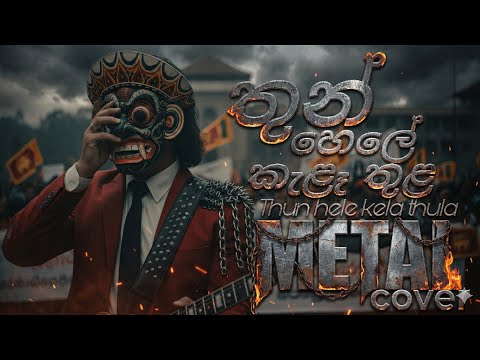 Thun hele kala thula | තුන් හෙලේ කැළෑ තුල Rock metal cover #sinhalarock #sinhalametal 