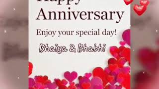 Hd Exclusive Happy Anniversary Bhaiya And Bhabhi Images In Hindi