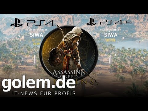 Assassin's Creed Origins - Grafik (PS4 vs PS4 Pro)