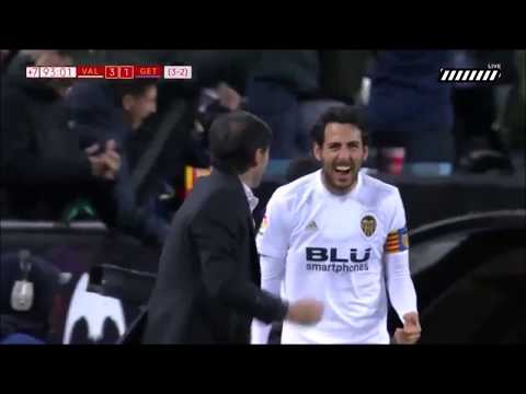 Valencia 3 - 1 Getafe 29/01/2019. Últimos minutos