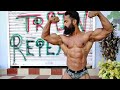 Bodybuilding posing and condition check during contest phase at home💪💪