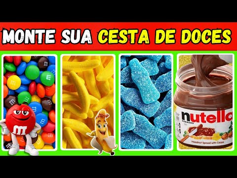 Choose your FAVORITE SWEETS and BUILD your BASKET 🧁🍫🍭 | CHOICE GAME 🦥 #zenquiz #11