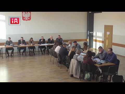 XX sesja Rady Gminy Brzeziny  w dniu 28.11.2025 r. na wniosek Wójta.