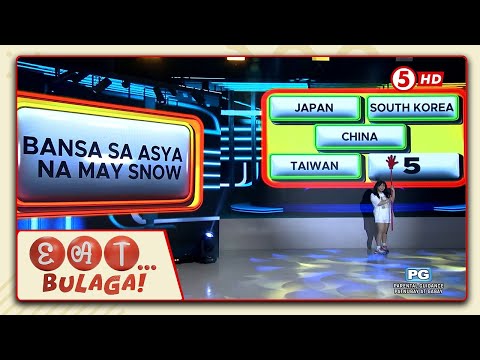 Eat Bulaga Gimme 5 mga bansa sa Asya na may snow!