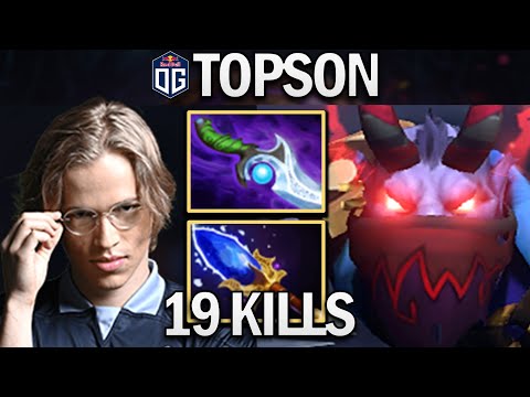 OG.TOPSON RIKI WITH 19 KILLS - DOTA 2 7.28 GAMEPLAY