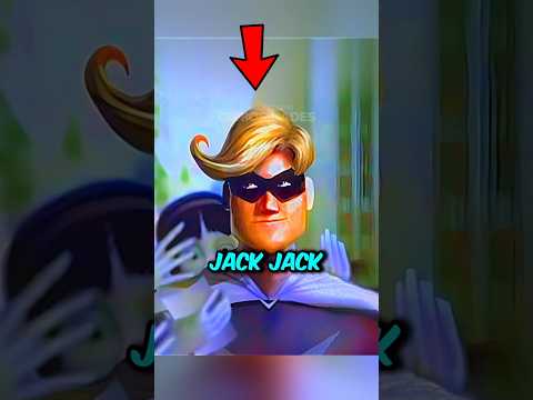 JACK JACK ES GAMA JACK EN LOS INCREIBLES🤯😱 #shorts