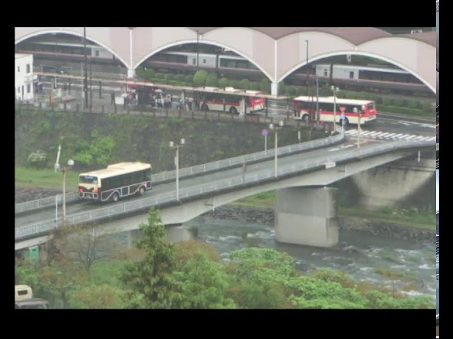 箱根湯本駅前 バス停・湯本大橋