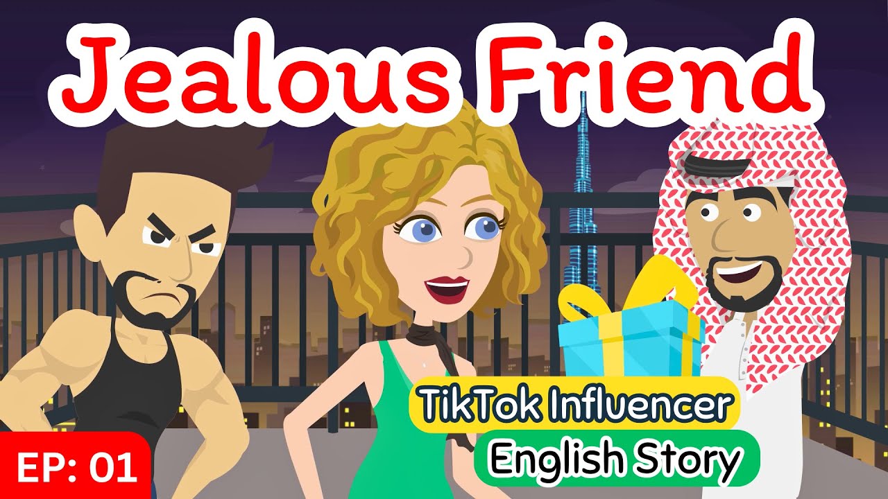 Jealous Friend - Part 01 | English Story | Learn English | Animated story | Learn English with Kevin