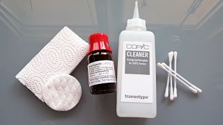 Copic Cleaner vs. Isopropanol (deutsch)