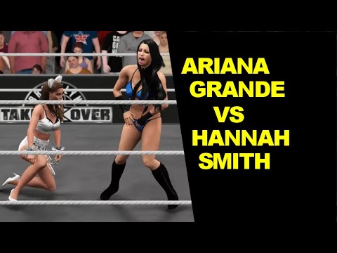 WWE 2K17 Ariana Grande vs Hannah Smith - No Holds Barred