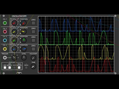 Making semi random MSEG with LFO, VCA and Clock