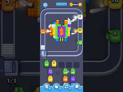 Pixel Flow Level 2877 Walkthrough