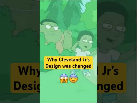 Why Was Cleveland Jr’s design Changed? #familyguy #theclevelandshow #shorts #community