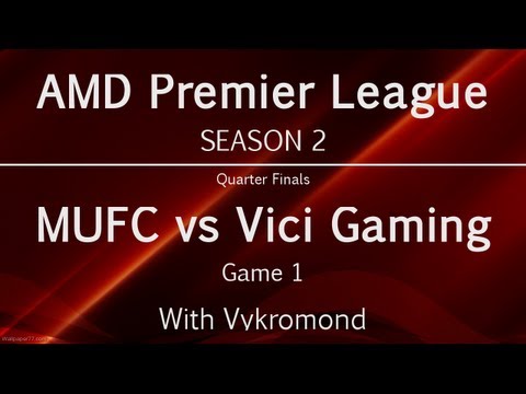 Dota 2 - MUFC vs Vici Gaming, game 1 - AMD Premier League
