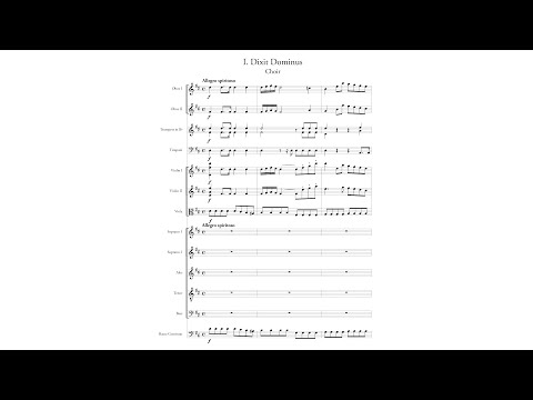 Marianna Martines – Dixit Dominus (Psalm 110)