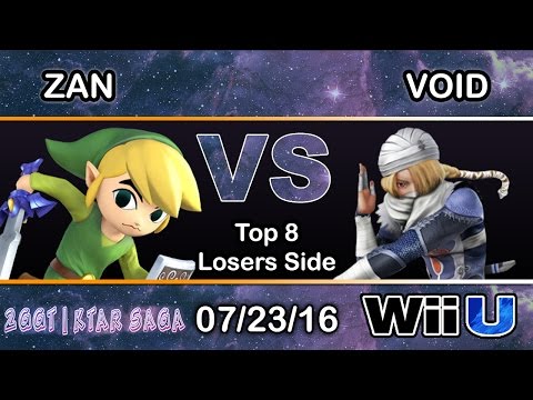 2GGT: KTAR Saga - PG FAD | Zan (Toon Link) Vs. CLG | VoiD (Sheik) Top 8 Losers - Smash Wii U